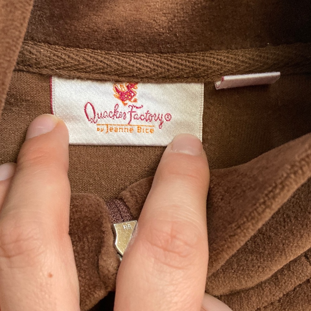 Quacker Factory Brown Vest - Picture 7 of 8